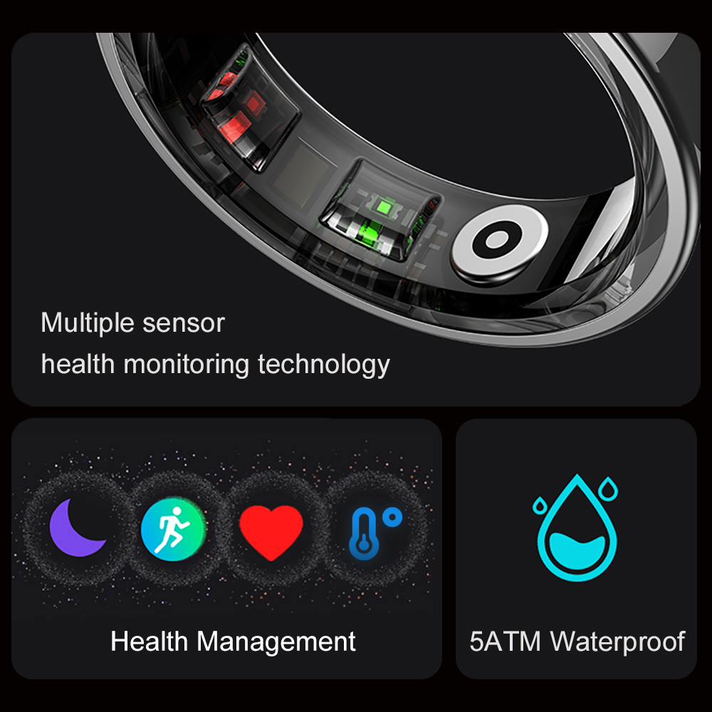 2024 COLMI R09 Smart Ring Men  - Blood Oxygen Monitor ulasan dan harga