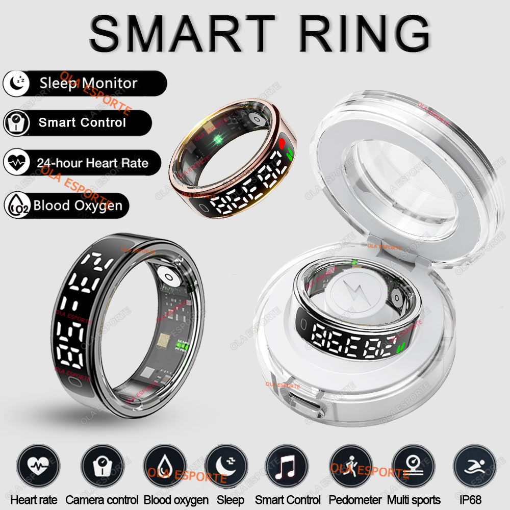 R13 Smart Ring with Display Sc - Blood Oxygen Monitor ulasan dan harga