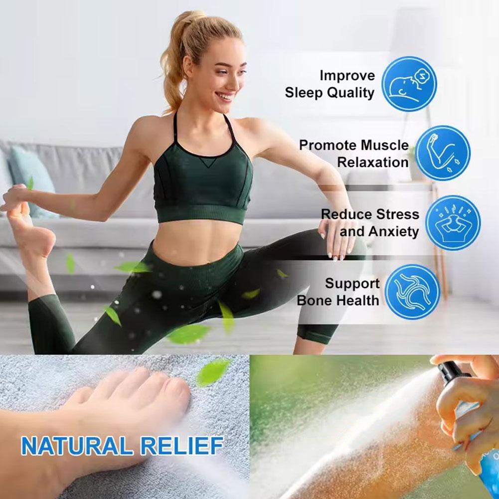 1/2PCS Magnesium Oil Spray for - Bath Salts Magnesium ulasan dan harga