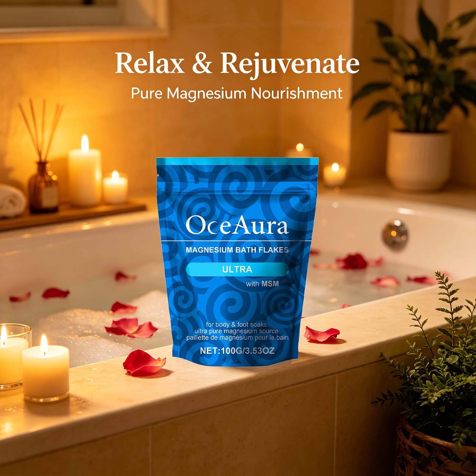 OceAura Magnesium Bath Salt An - Bath Salts Magnesium ulasan dan harga