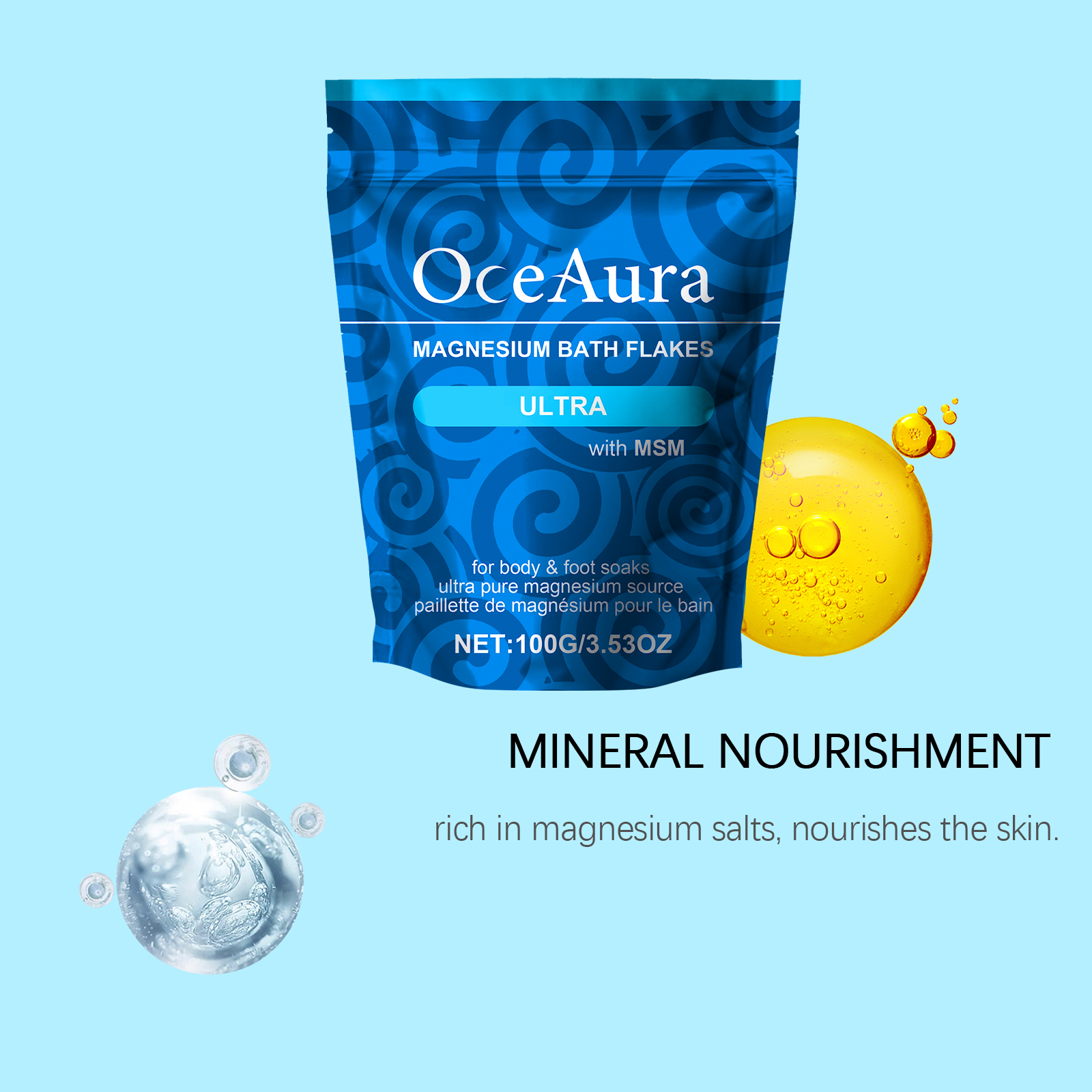 OceAura Magnesium Bath Salt An - Bath Salts Magnesium ulasan dan harga