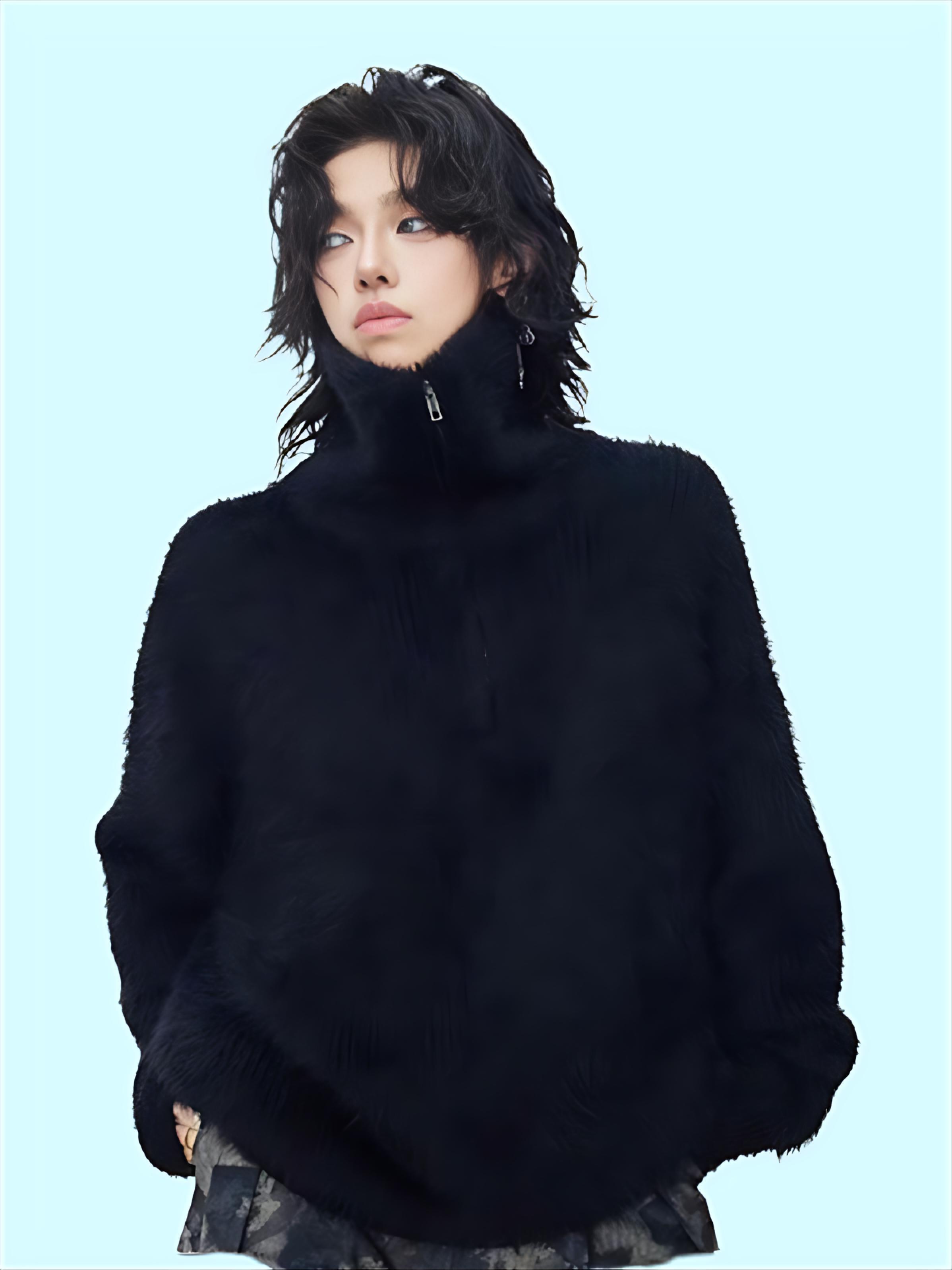 Fur Collar Pullovers Anime Rab - Health Wellness Training ulasan dan harga