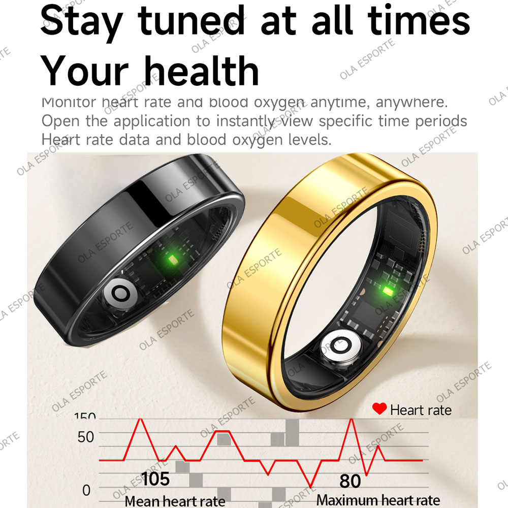 2026 New Smart Ring Heart Rate - Blood Oxygen Monitor ulasan dan harga