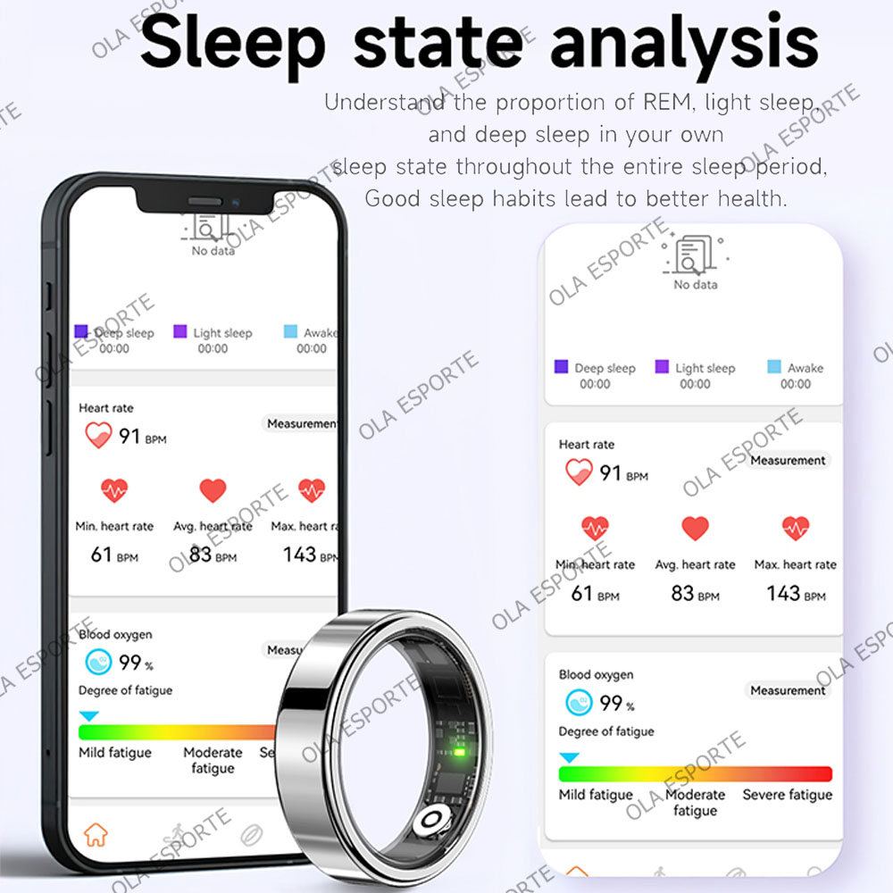 2026 New Smart Ring Heart Rate - Blood Oxygen Monitor ulasan dan harga