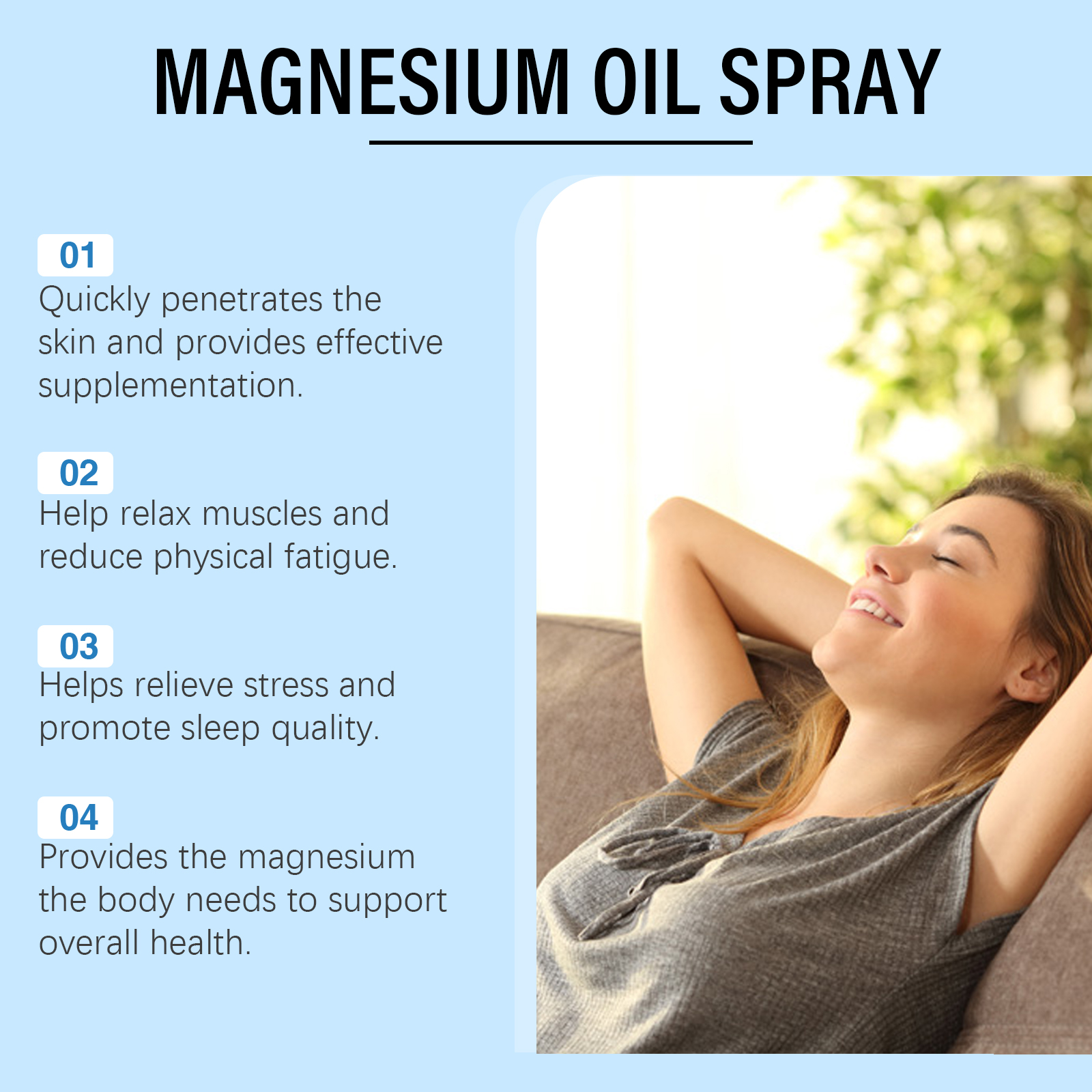Essential Oil Magnesium Spray  - Bath Salts Magnesium ulasan dan harga