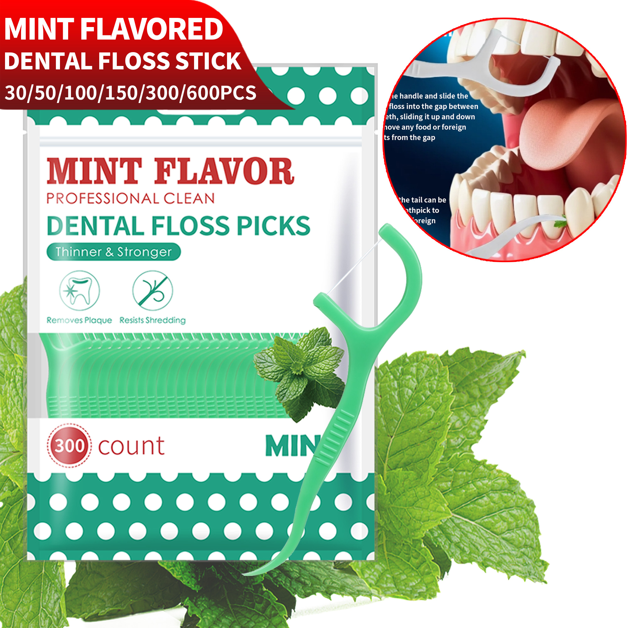 Smooth Mint Floss Stick - Clea - Health Wellness Items ulasan dan harga