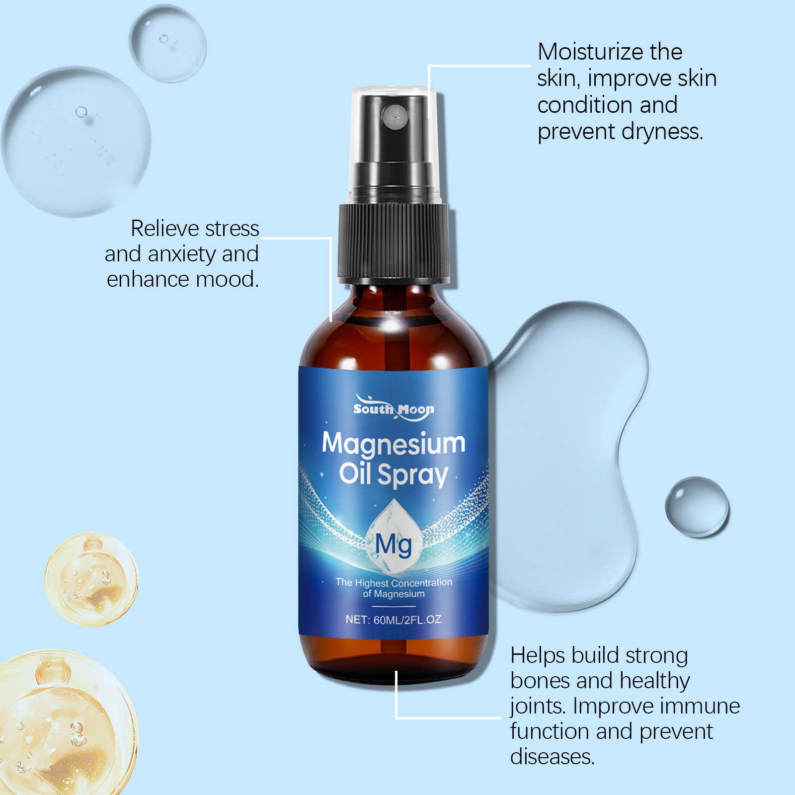 Magnesium Sleep Aid Spray Reli - Bath Salts Magnesium ulasan dan harga