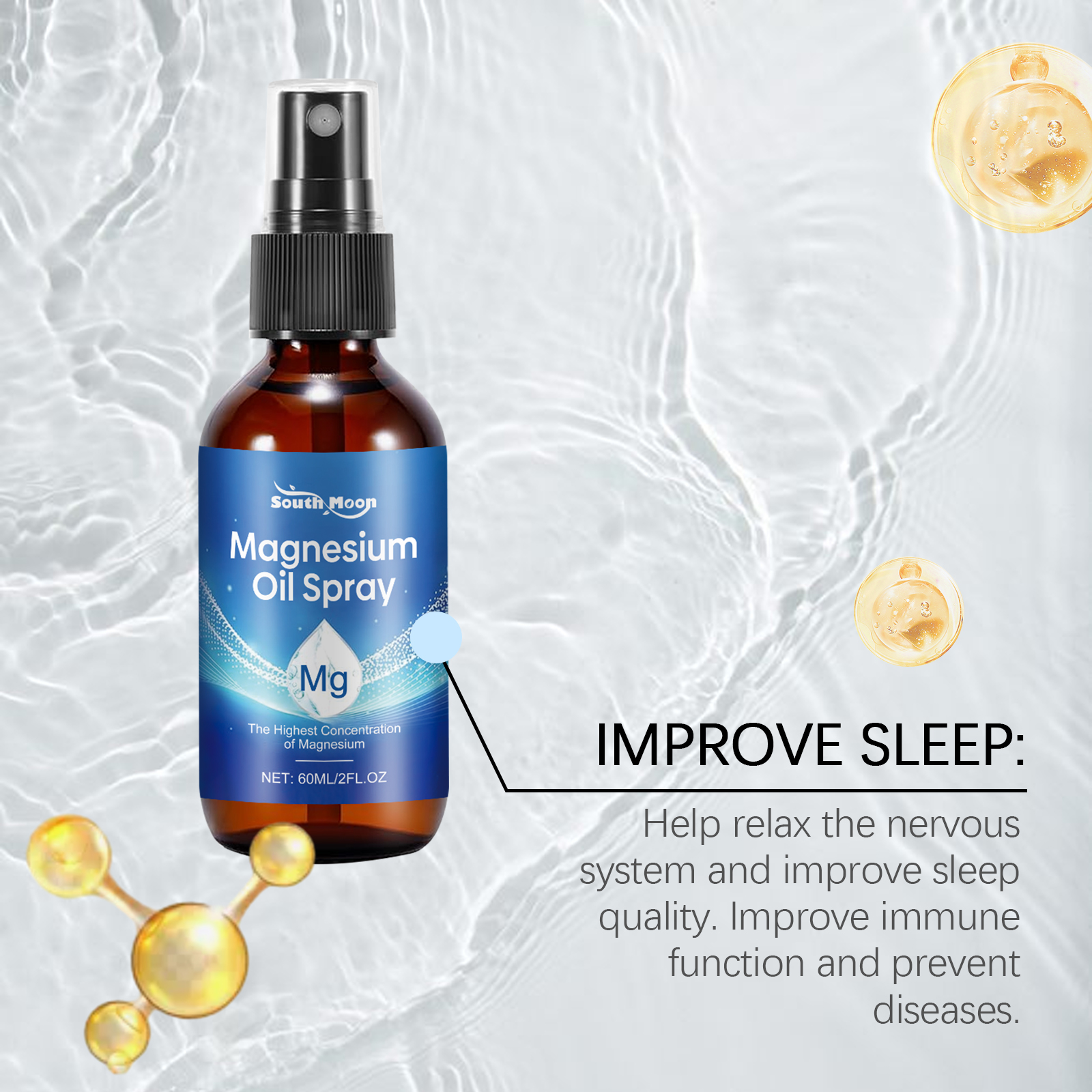 Magnesium Sleep Aid Spray Reli - Bath Salts Magnesium ulasan dan harga