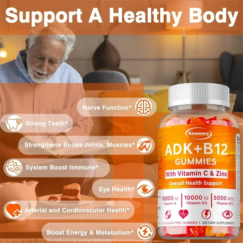 Vitamin D3 K2 + Vitamin B12 Gu - Health Wellness Items ulasan dan harga