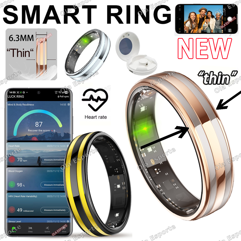 New 6.3mm Thin Smart Ring Heal - Blood Oxygen Monitor ulasan dan harga