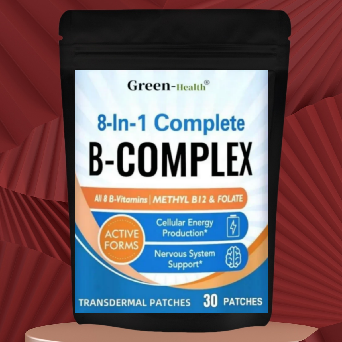 8-in-1 B Complex Transdermal P - Health Wellness Month ulasan dan harga