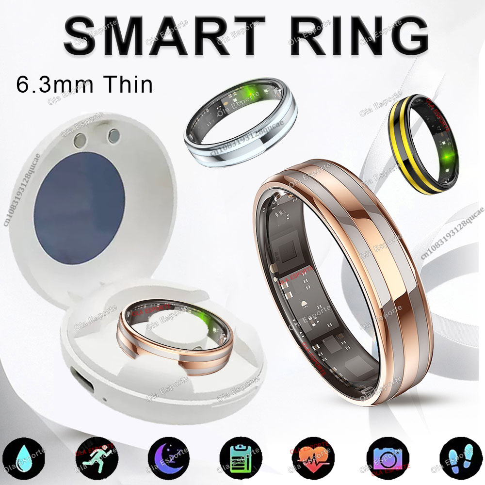 New Smart Ring Female Health T - Blood Oxygen Monitor ulasan dan harga
