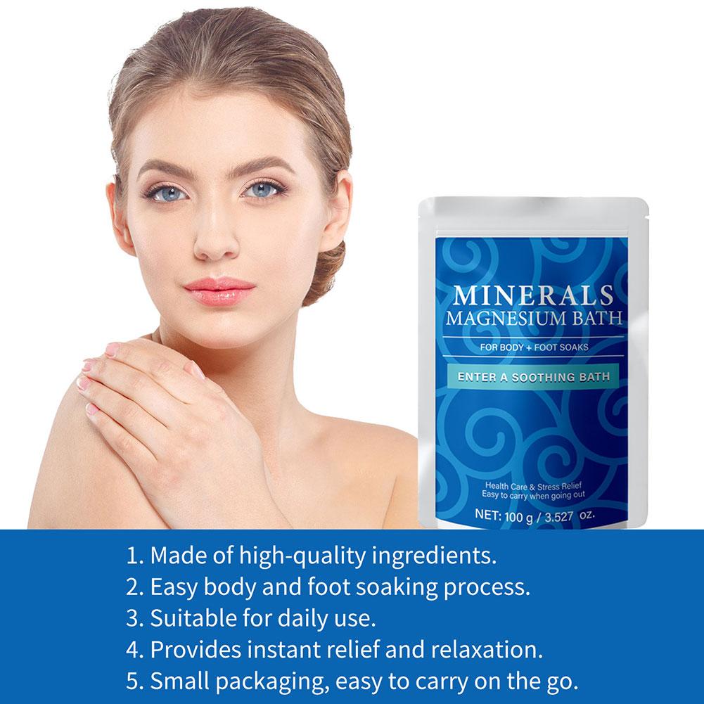100g USDA Organic Magnesium Ba - Bath Salts Magnesium ulasan dan harga