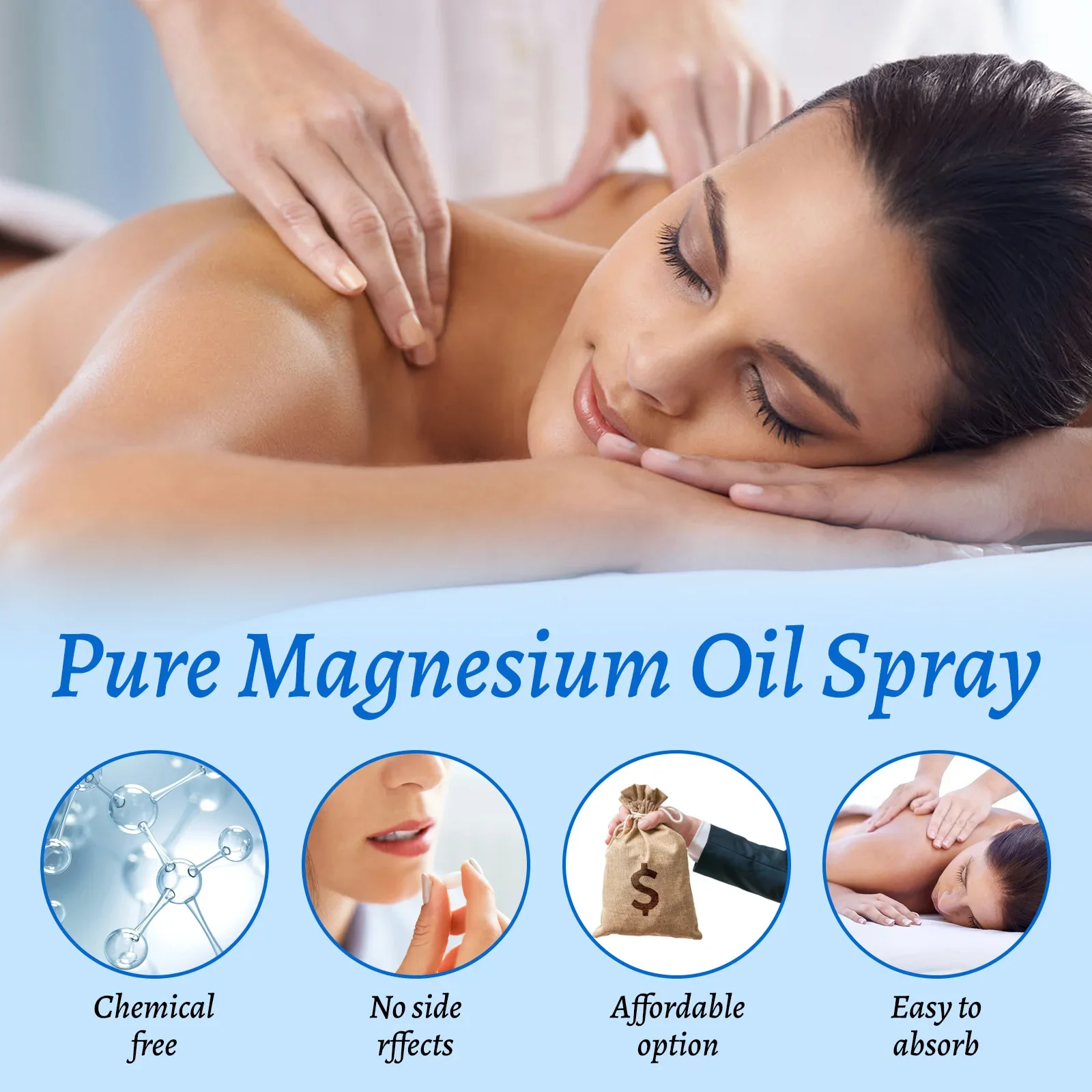 Magnesium Body Oil Spray 60ml  - Bath Salts Magnesium ulasan dan harga