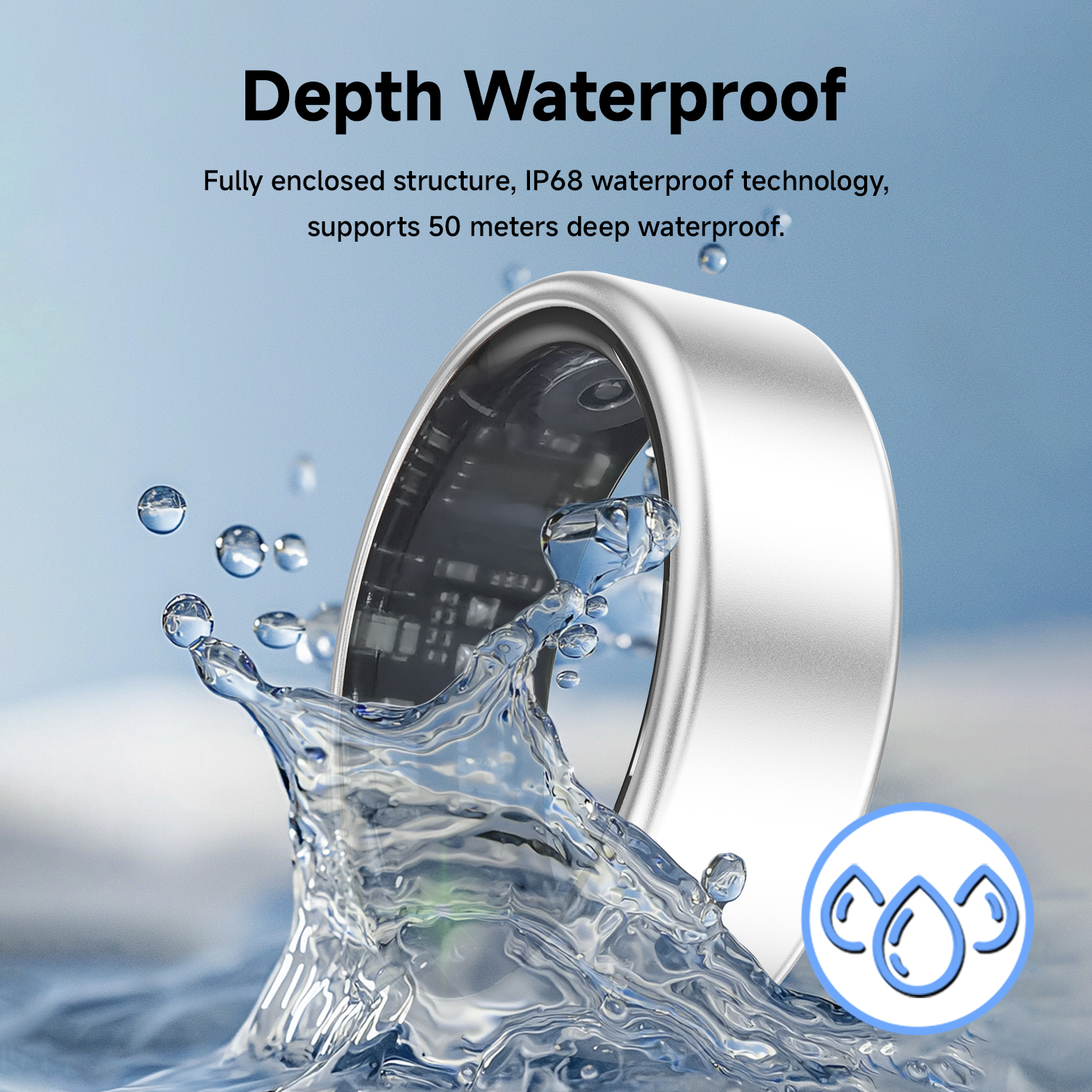 NEW Smart Ring Health Tracker  - Blood Oxygen Monitor ulasan dan harga