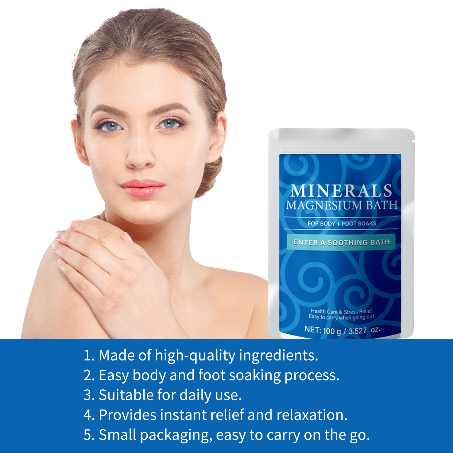 Magnesium Bath for Deeper Rela - Bath Salts Magnesium ulasan dan harga