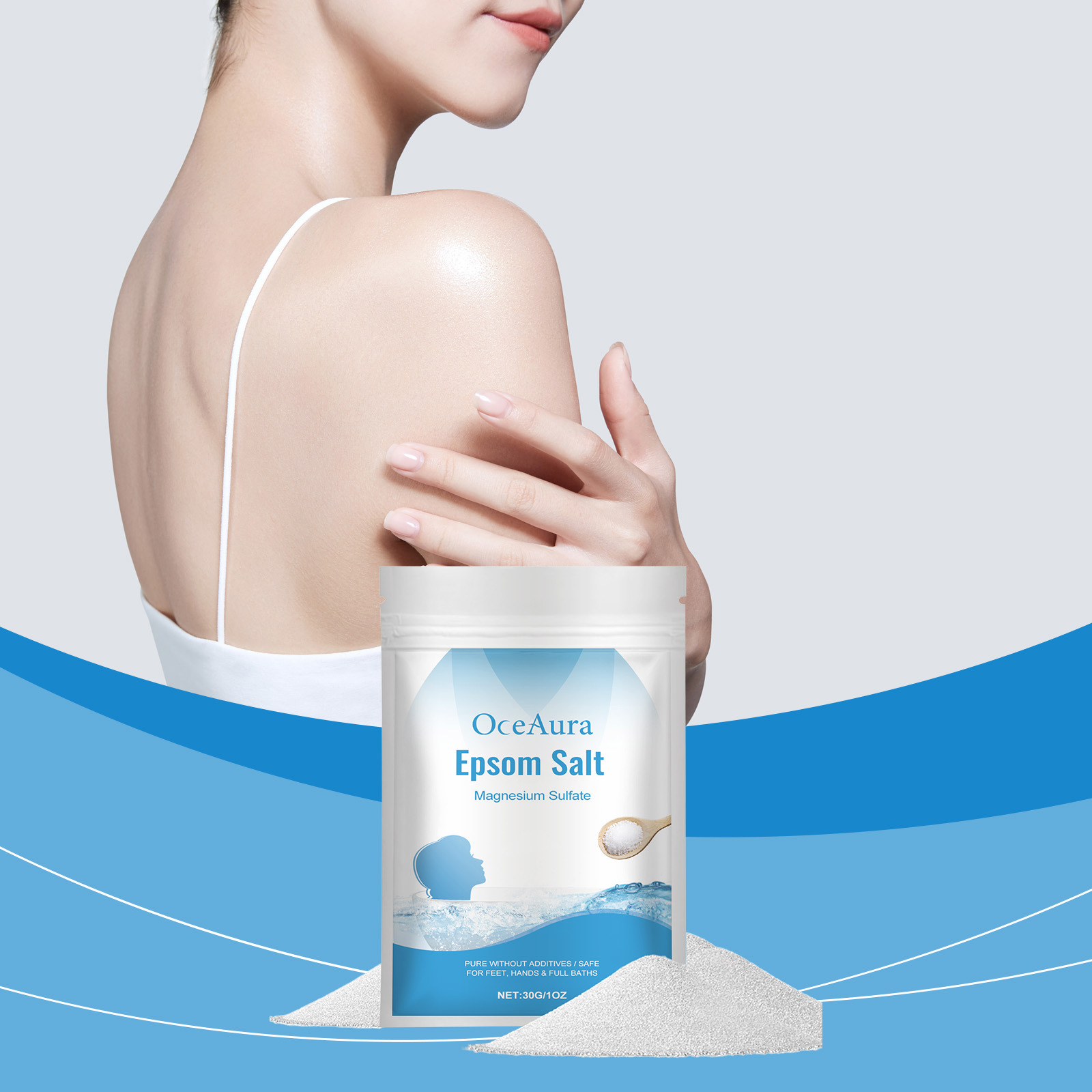 Epsom Salt Magnesium Sulfate M - Bath Salts Magnesium ulasan dan harga