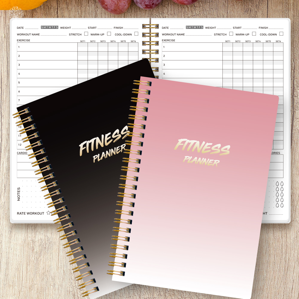1Pc Fitness Plan Book Suitable - Health Wellness Training ulasan dan harga