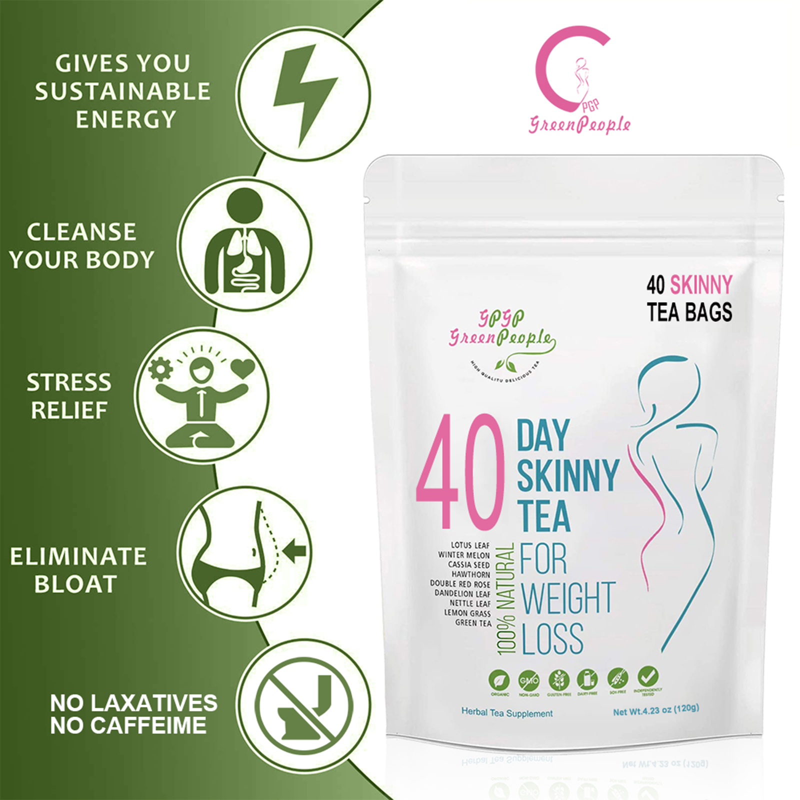 Natural 40 Days Herbal Skinny  - Health Wellness Items ulasan dan harga