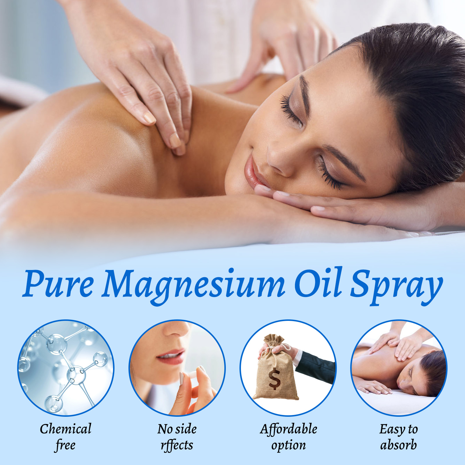 Natural Magnesium Oil 60ml - 1 - Bath Salts Magnesium ulasan dan harga