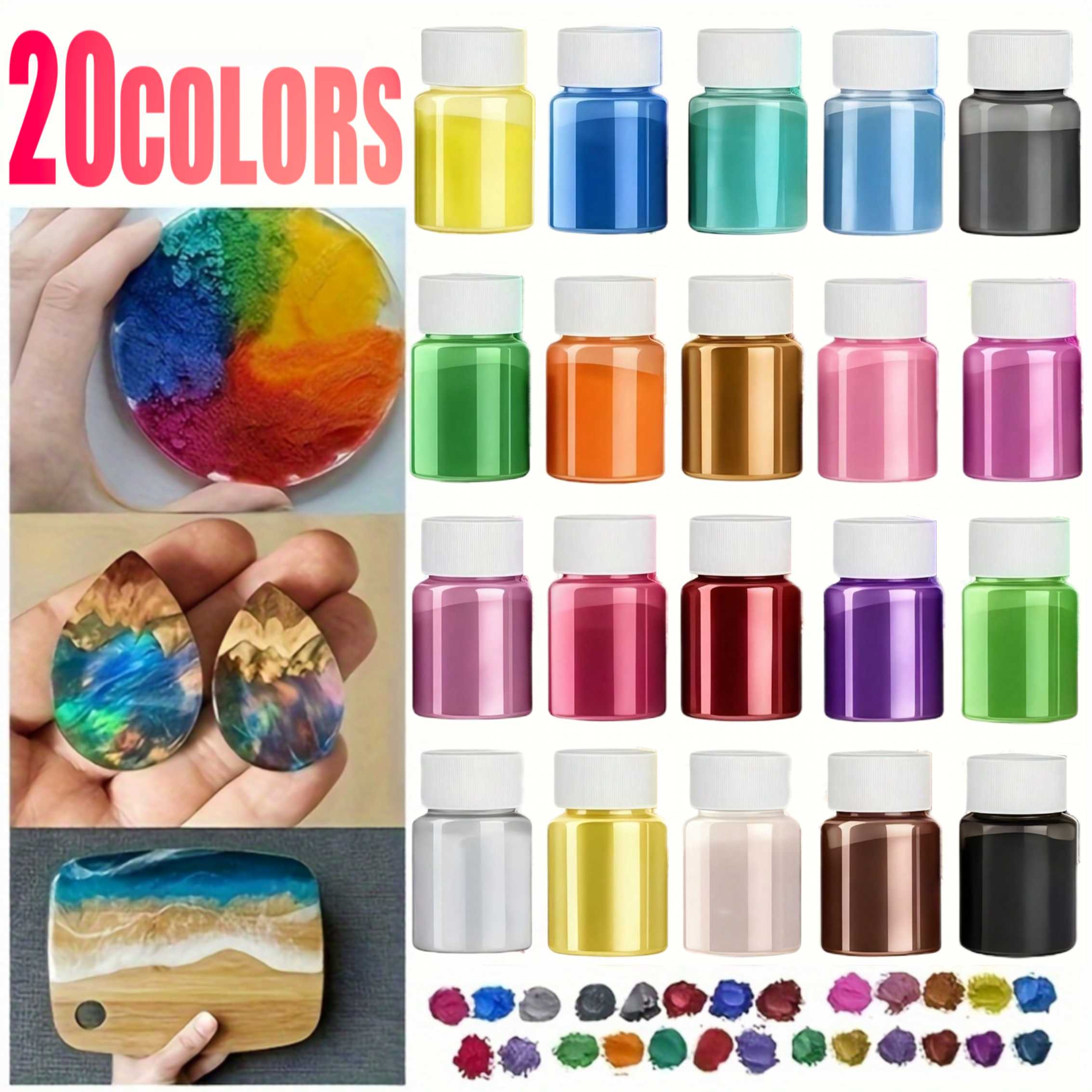 20 Colors 20ml Pack Epoxy Resi - Bath Salts Magnesium ulasan dan harga