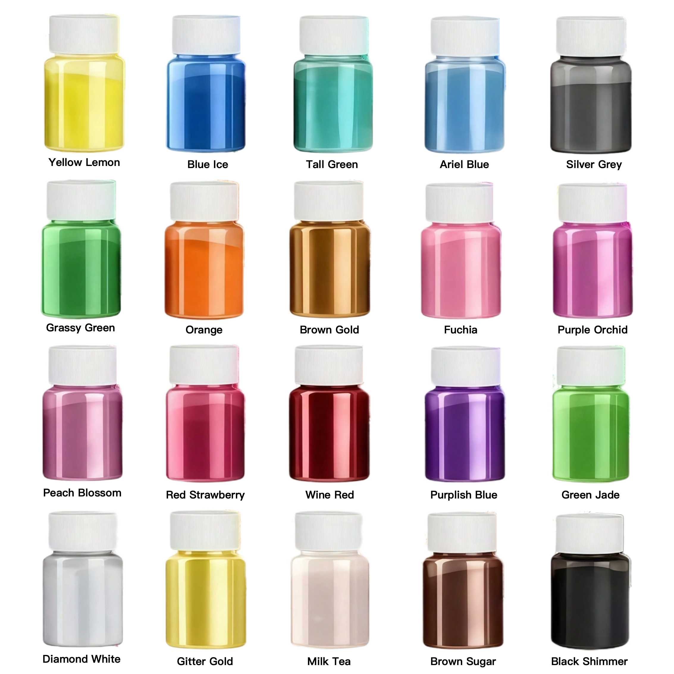 20 Colors 20ml Pack Epoxy Resi - Bath Salts Magnesium ulasan dan harga