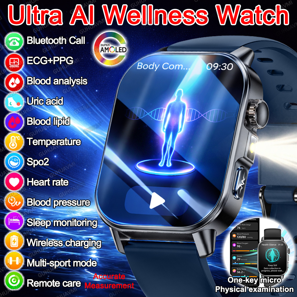 2026 Ultra AI Wellness ECG+PPG - Health Wellness Month ulasan dan harga